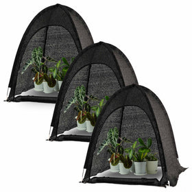 Porayhut pop-up sunshade 2-pack folded compactly for portable shade