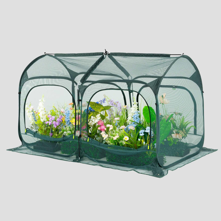 Porayhut tunnel plant netting cover shields crops from birds with UV protection