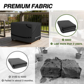 Porch Shield adjustable click-close straps secure a tight fit
