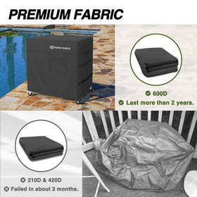Porch Shield air vents help reduce condensation and improve airflow