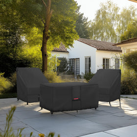 Porch Shield easy-fit design ensures quick setup on most rectangular fire pits.