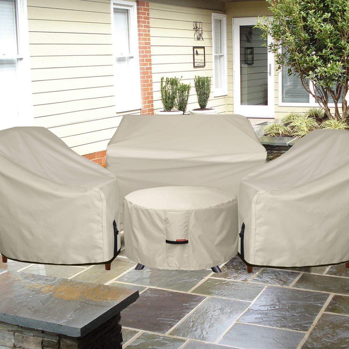 Porch Shield air vents minimize condensation under the cover
