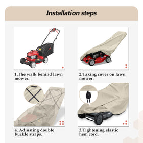 Porch Shield fits push walk-behind mowers for protection.