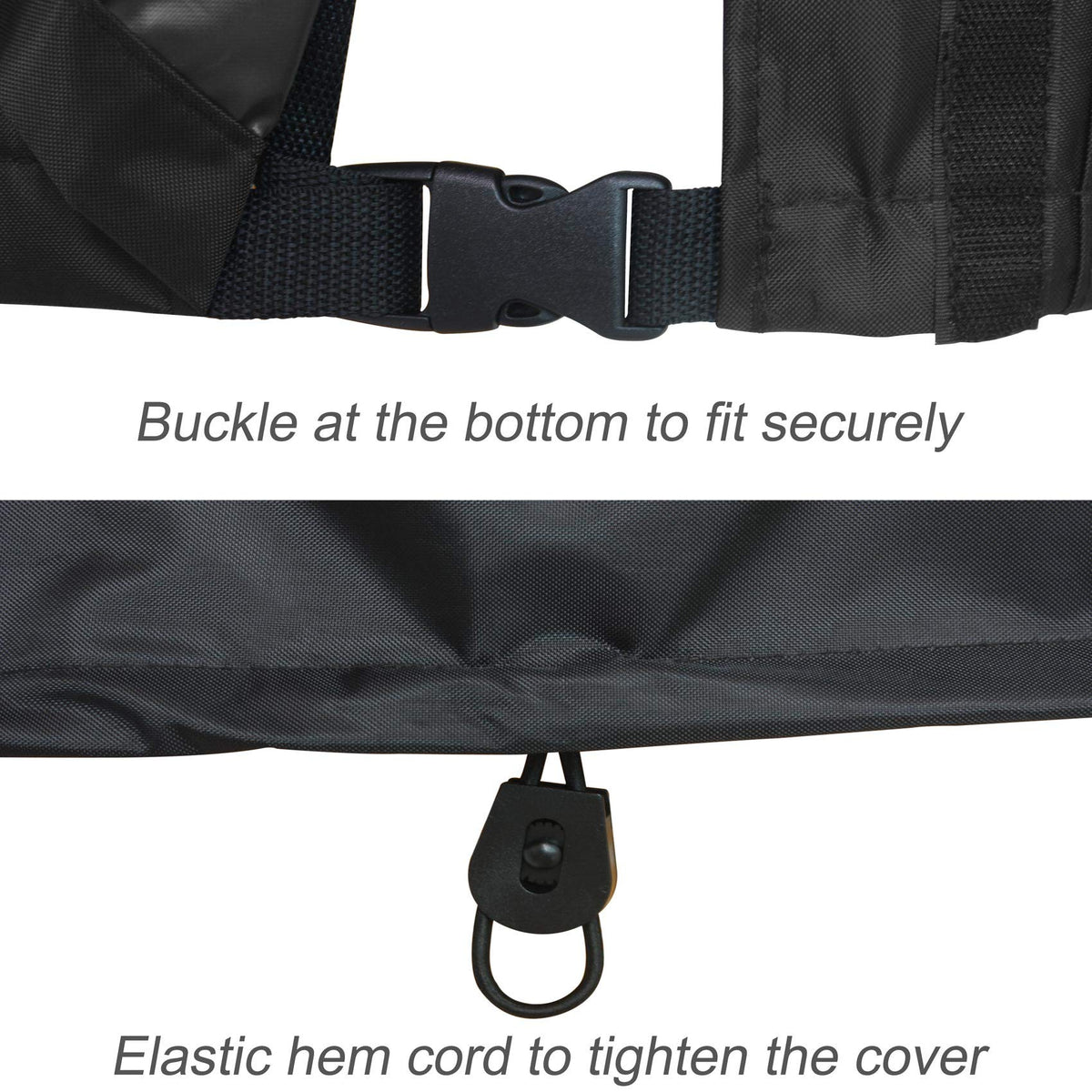 Porch Shield cover with Velcro side offers easy installation and removal