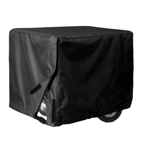 Porch Shield generator cover in waterproof 600D fabric protects your generator from rain and dust