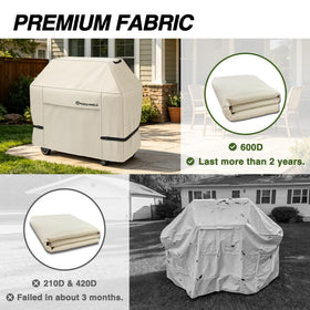 Porch Shield air vents reduce condensation under the cover for better airflow