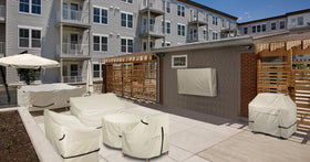 Porch Shield heavy-duty handles enable easy installation and removal