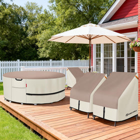 Porch Shield easy-to-use handles simplify installation and removal.