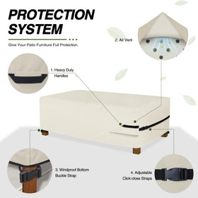 Porch Shield adjustable straps provide a snug wind-resistant fit