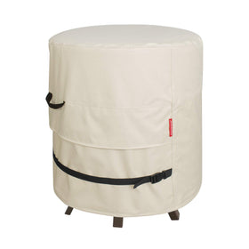 Porch Shield round cooler cover top view protecting outdoor table from rain