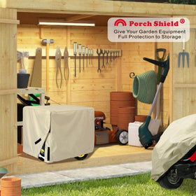 Porch Shield size range 5000-10000w confirms broad compatibility with popular generators.