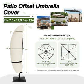 Porch Shield adjustable-buckle design securing the cover against wind.