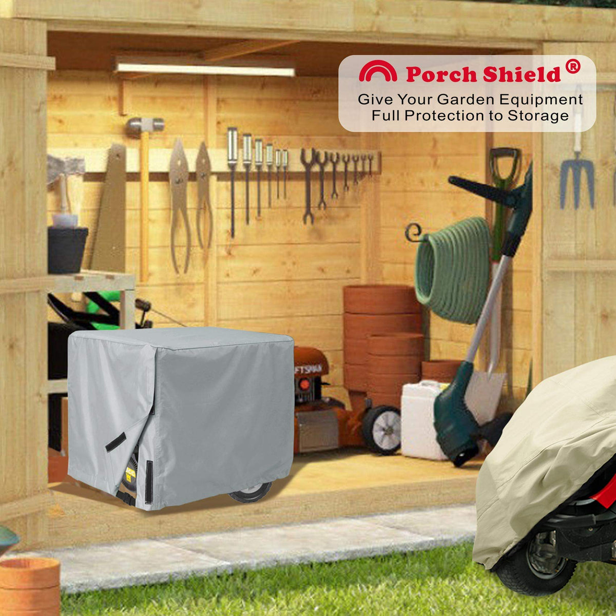 Porch Shield ventilated design helps prevent moisture buildup during storage.