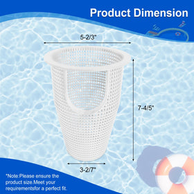 Porscan 91110040 basket close-up shows heavy-duty plastic for durability