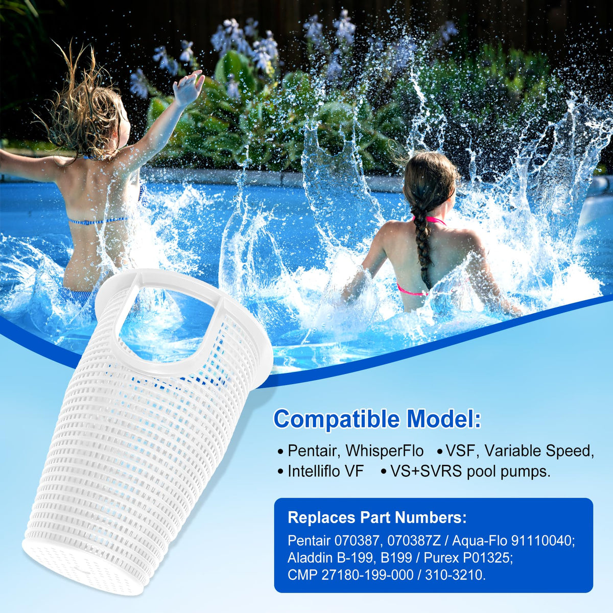 Porscan 91110040 two-pack offering ready replacement for pool care.