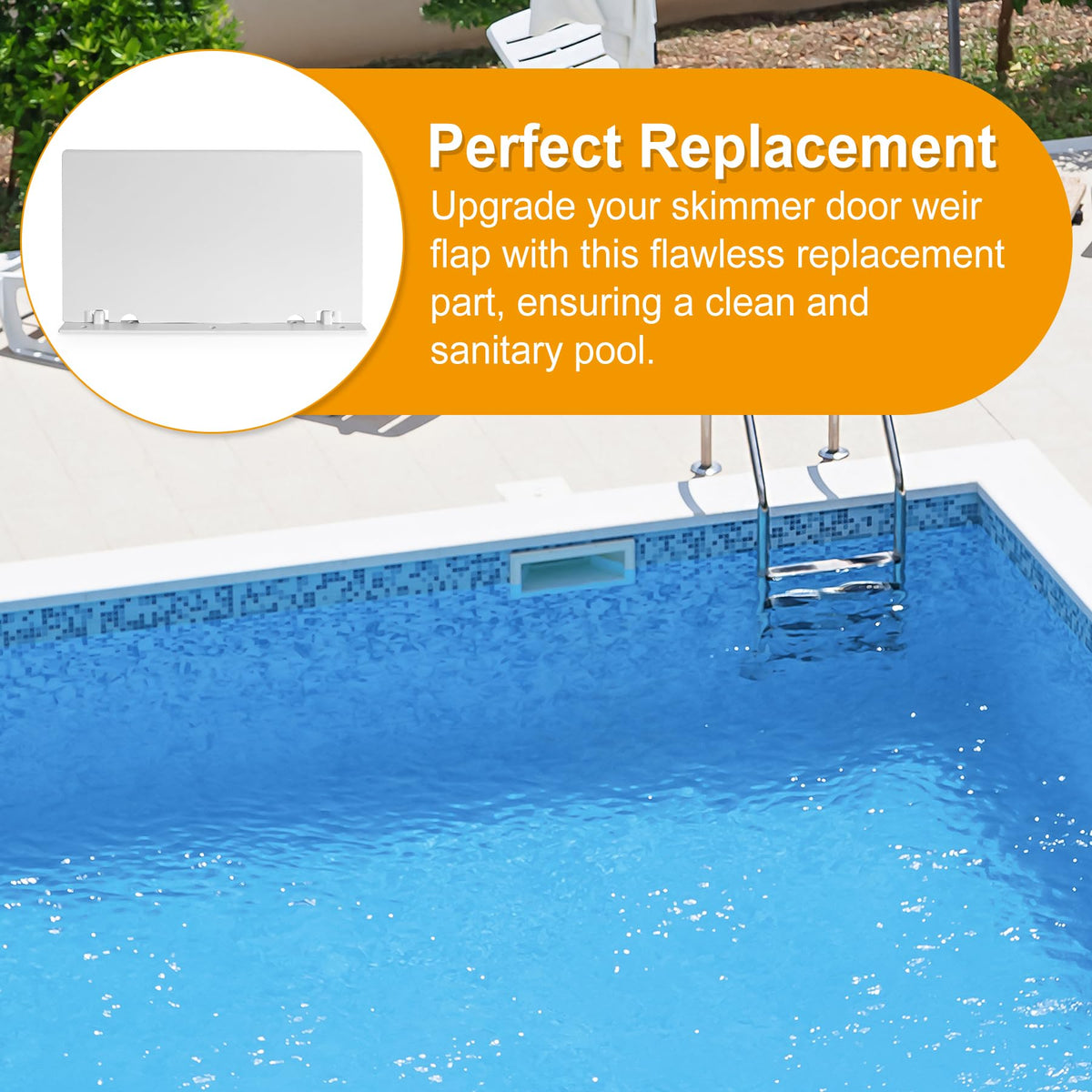 Replacement pool part by Porscan enhances filtration when the pump runs