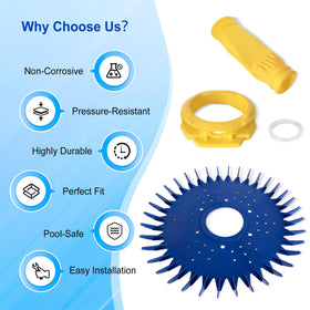Porscan retaining rings secure replacements for lasting fit.