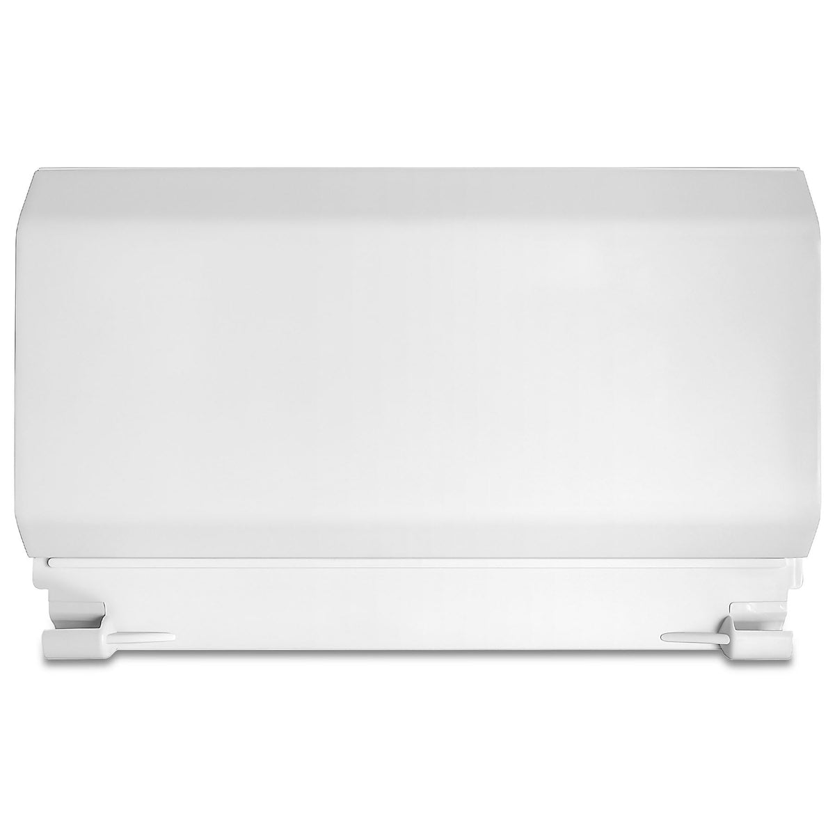 Porscan skimmer door weir flap closeup demonstrates durable plastic for reliable backflow control.
