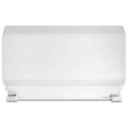 Porscan skimmer door weir flap closeup demonstrates durable plastic for reliable backflow control.