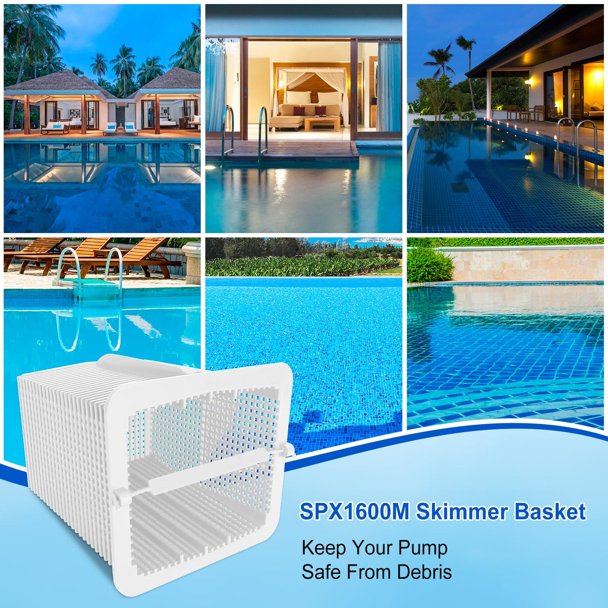 Porscan SPX1600M basket material close-up highlights sturdy plastic construction.