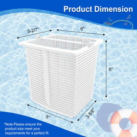 Porscan SPX1600M skimmer basket interior captures debris, supporting clearer pool water.