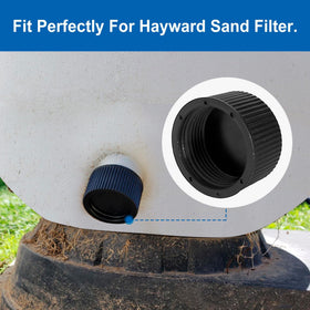 Porscan SX180HG drain cap demonstrates tight seal and grip.