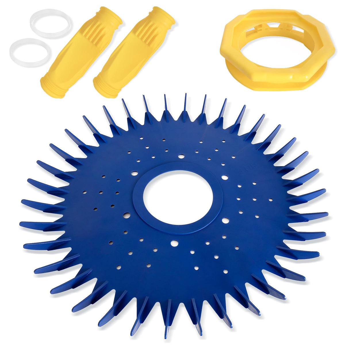 Porscan W70329 finned skirt enhances water flow for efficient cleaning.