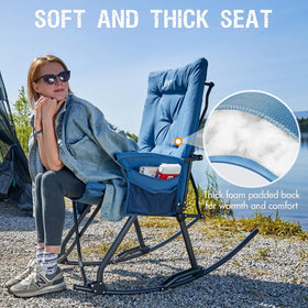 Portal cushioned seat and backrest for all-day comfort