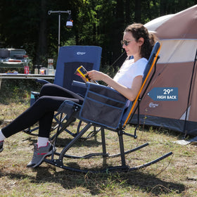 Portal high-back 29-inch padding provides neck and shoulder support.