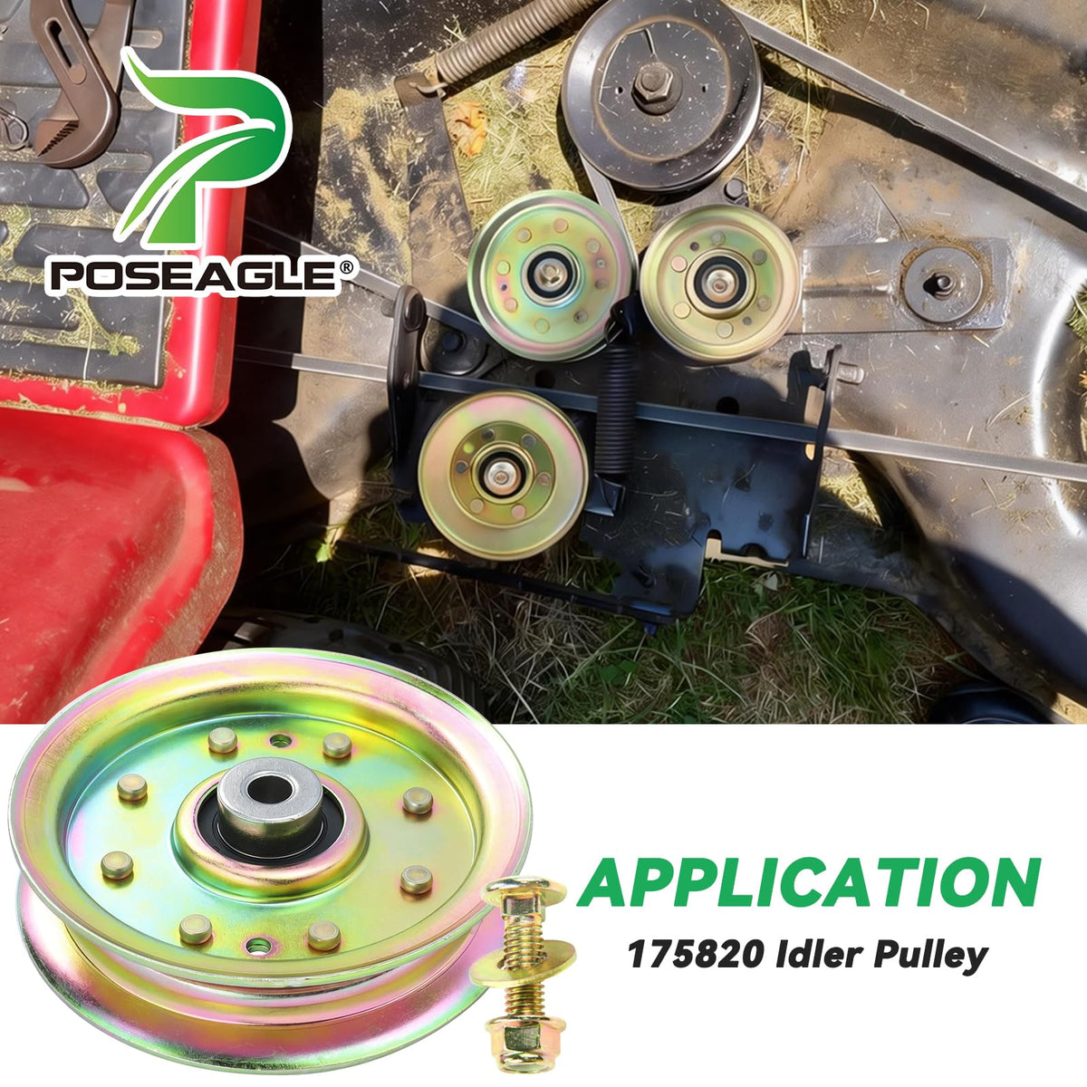 POSEAGLE 175820 deck-protection design reduces wear and maintains alignment