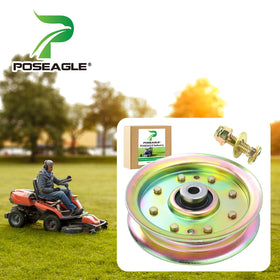 POSEAGLE 175820 idler pulley side view, durable design for smooth belt operation