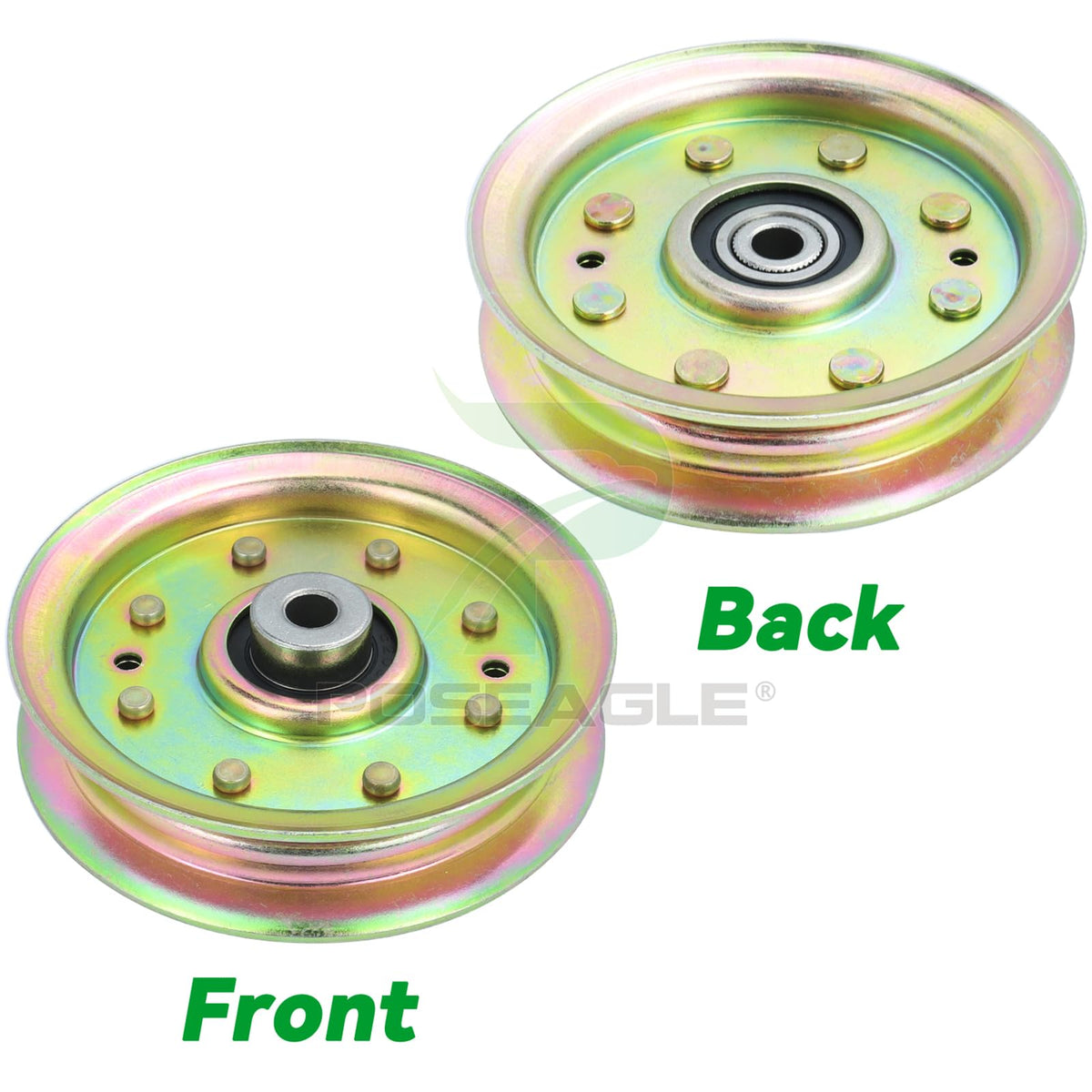 POSEAGLE 175820 pulley inner diameter 0.38 inches, precise spacing visible