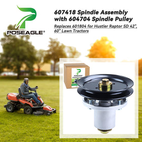 POSEAGLE 604704 pulley shown for smooth blade rotation on Hustler Raptor SD decks.