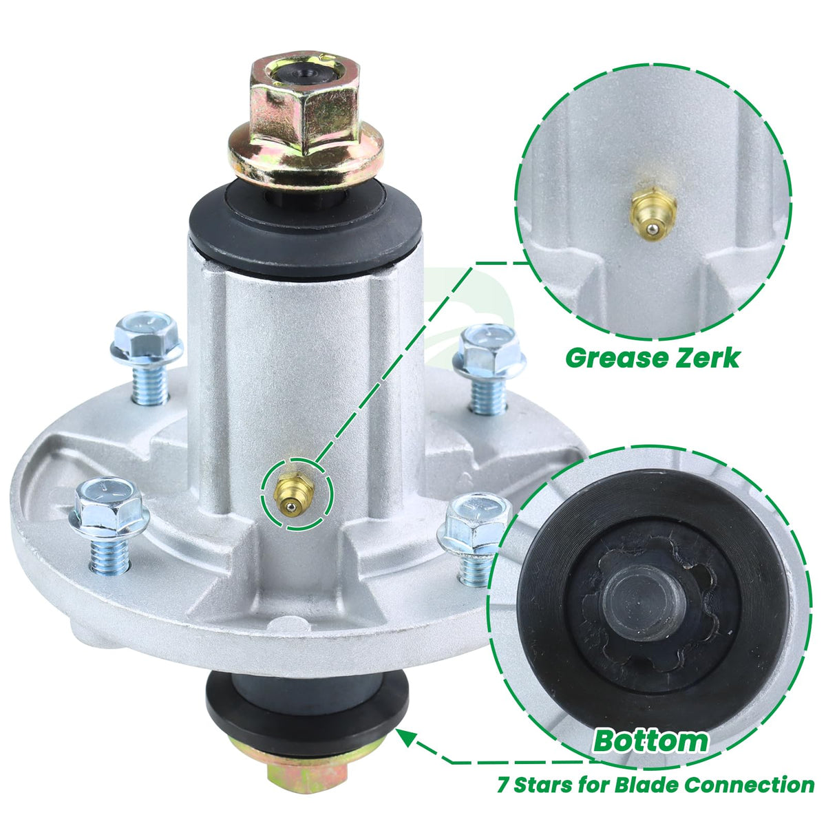 POSEAGLE AM136733 CNC machining detail emphasizes burr-free threads