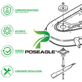 POSEAGLE blades suitable for bagging or side discharge applications