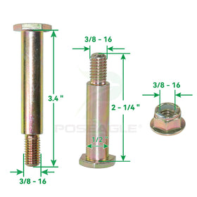 POSEAGLE wheel set fits Cub Cadet tractors for smooth operation