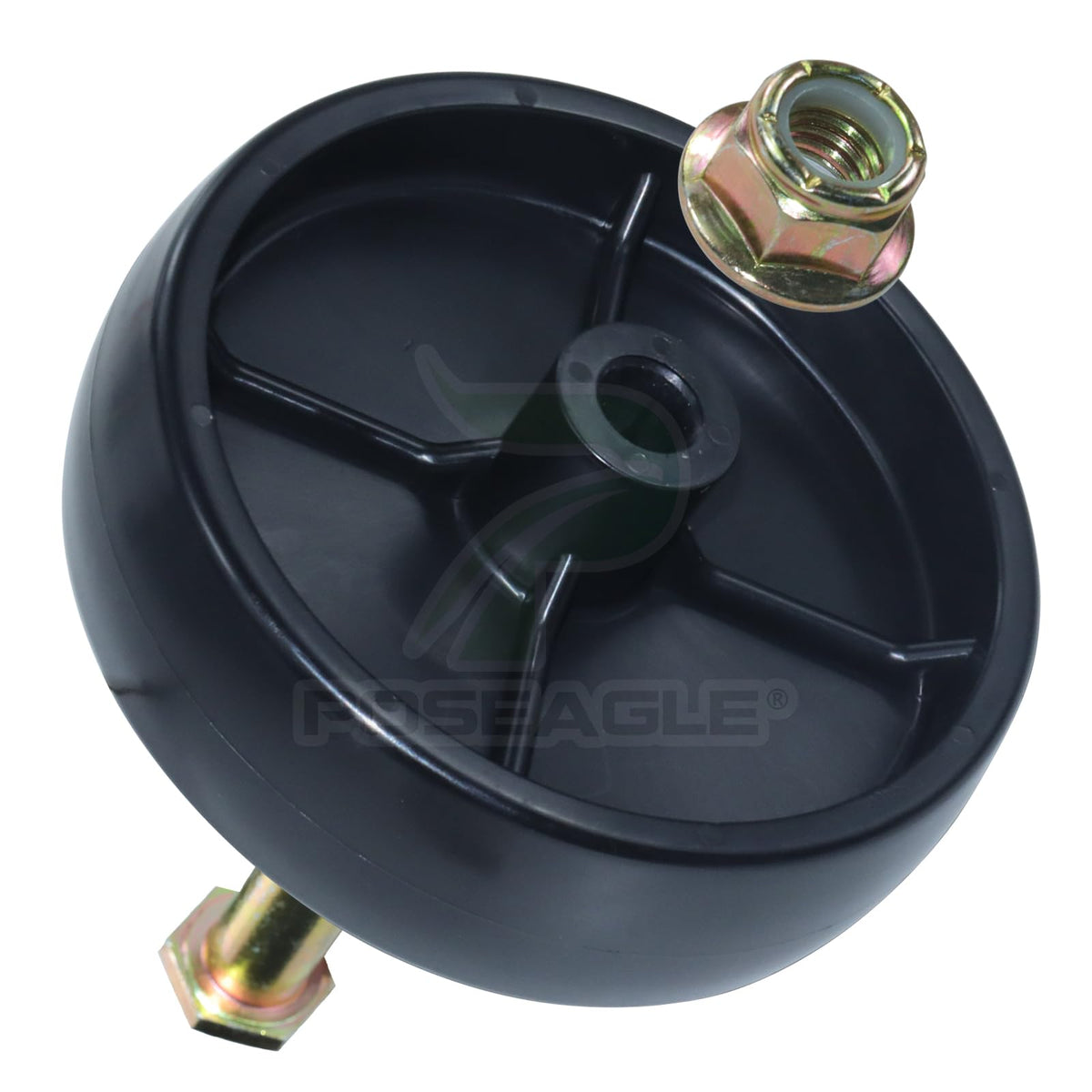 POSEAGLE XT1-LT46 deck wheel provides reliable mounting and smooth operation.