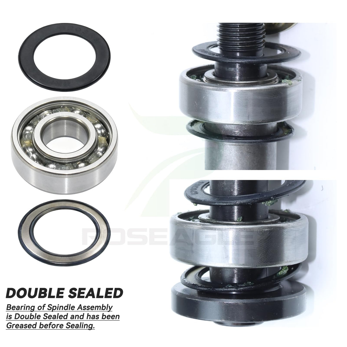 POSEAGLE grade 5 screws kit supports strong, secure spindle installation.