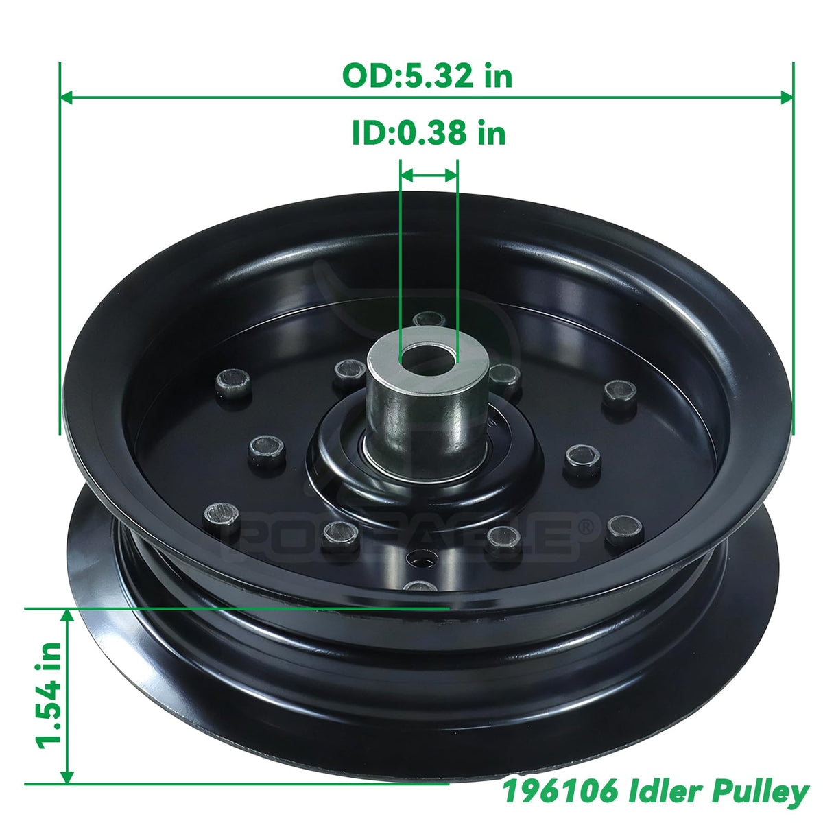 POSEAGLE hardware kit includes bolts, washers, and nuts for quick installation.
