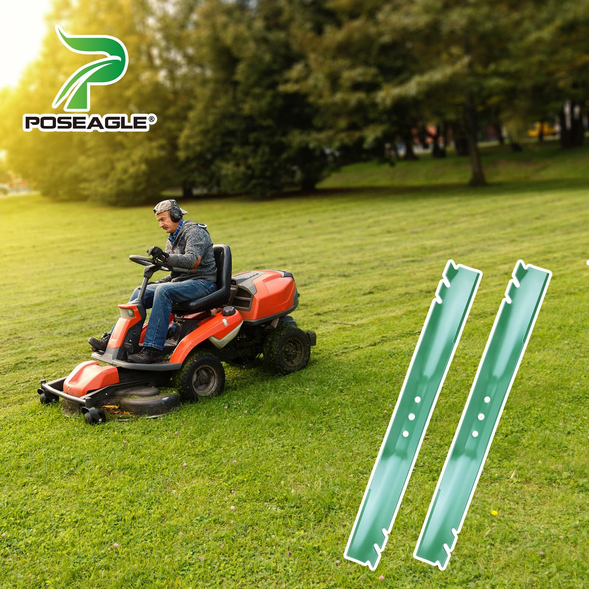 POSEAGLE high-lift blade 21.75 inch designed for strong airflow