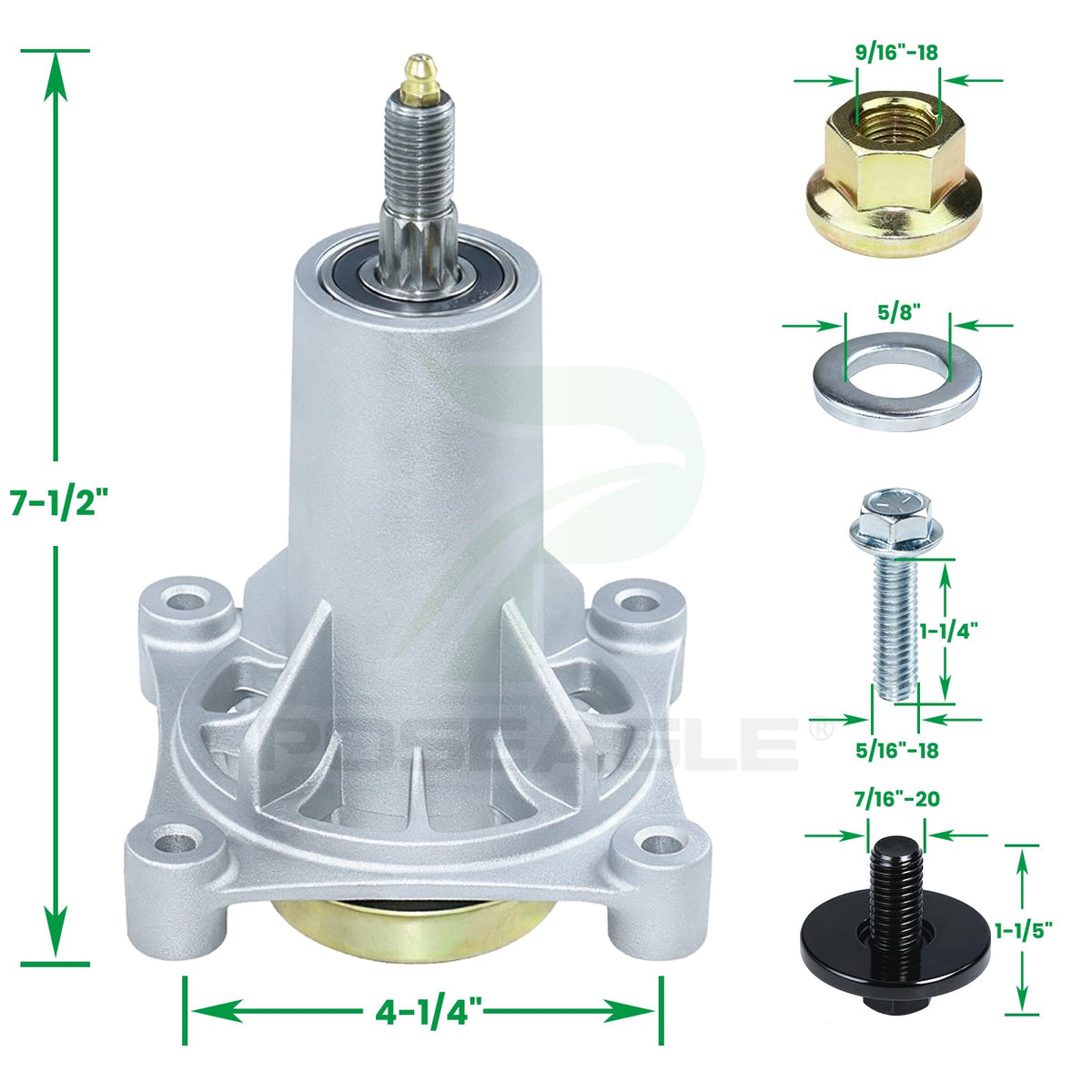POSEAGLE Husqvarna 42-inch fitment ensures quick, compatible installations.