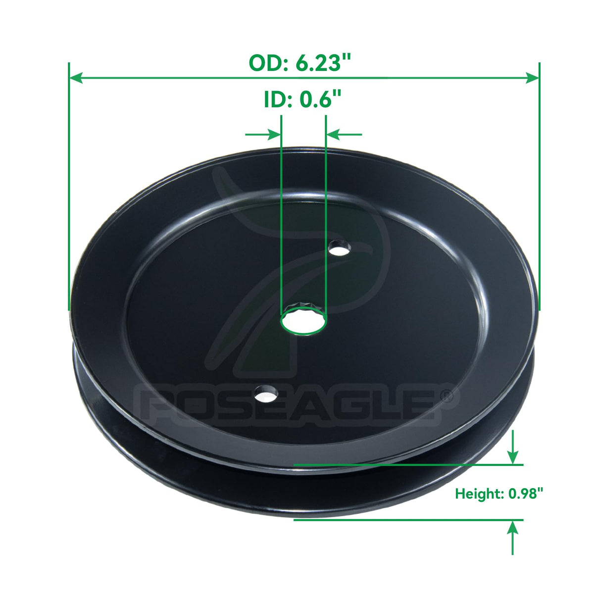 POSEAGLE Husqvarna 46-inch fitment supports broad mower compatibility.