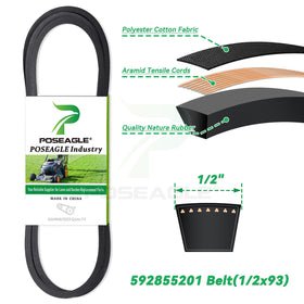 POSEAGLE Husqvarna XT-series compatibility for versatile tractor maintenance.
