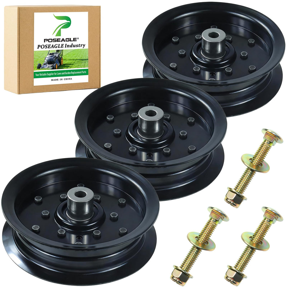 POSEAGLE idler pulley 532196106 improves mower deck alignment for smooth operation