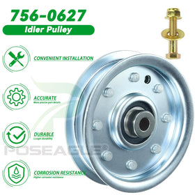 POSEAGLE idler protects mower deck by reducing belt strain.