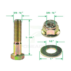 POSEAGLE idler pulley inner diameter 0.66 inch matches OEM specs