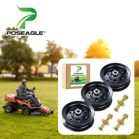 POSEAGLE replacement idler pulley for Toro 106-2175 with improved belt tracking