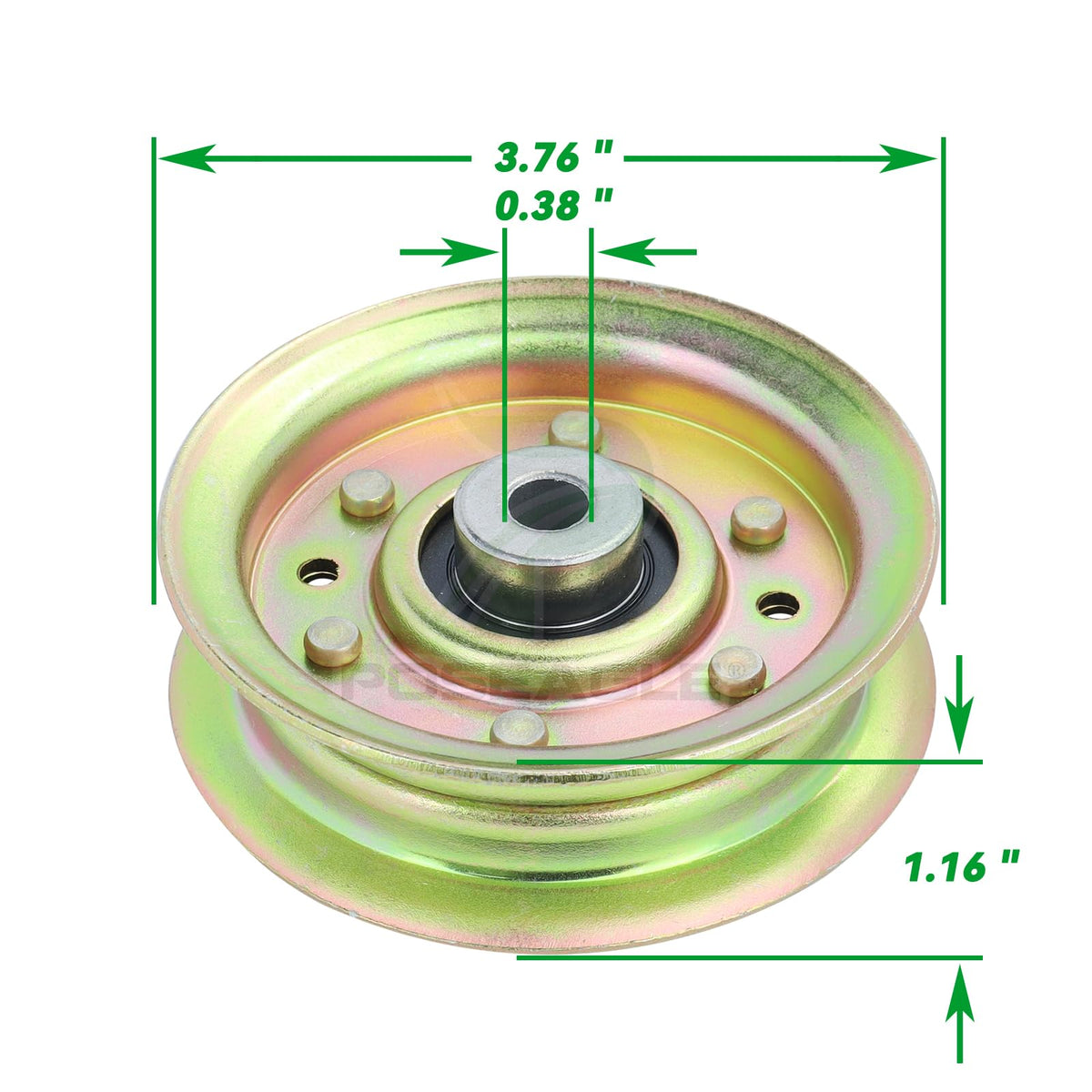 POSEAGLE idler pulley delivering smooth belt operation during mowing