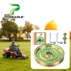 POSEAGLE idler pulley top view highlights precise fitment for smooth belt operation