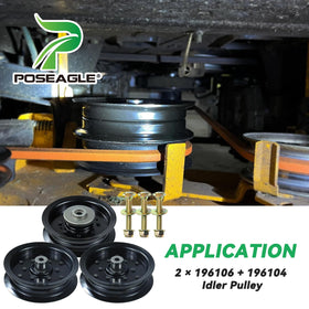 POSEAGLE durable, precision-made parts help keep your mower deck performing.